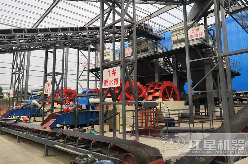 現(xiàn)場洗沙生產(chǎn)線 現(xiàn)場洗沙生產(chǎn)線