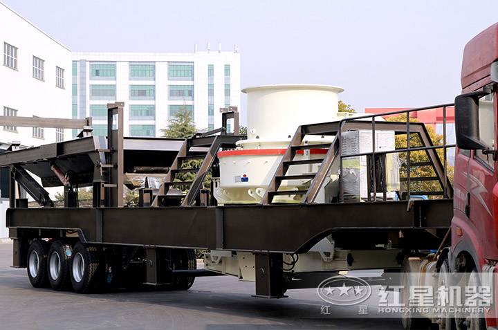 移動石粉制砂機發貨現場，到場即可作業